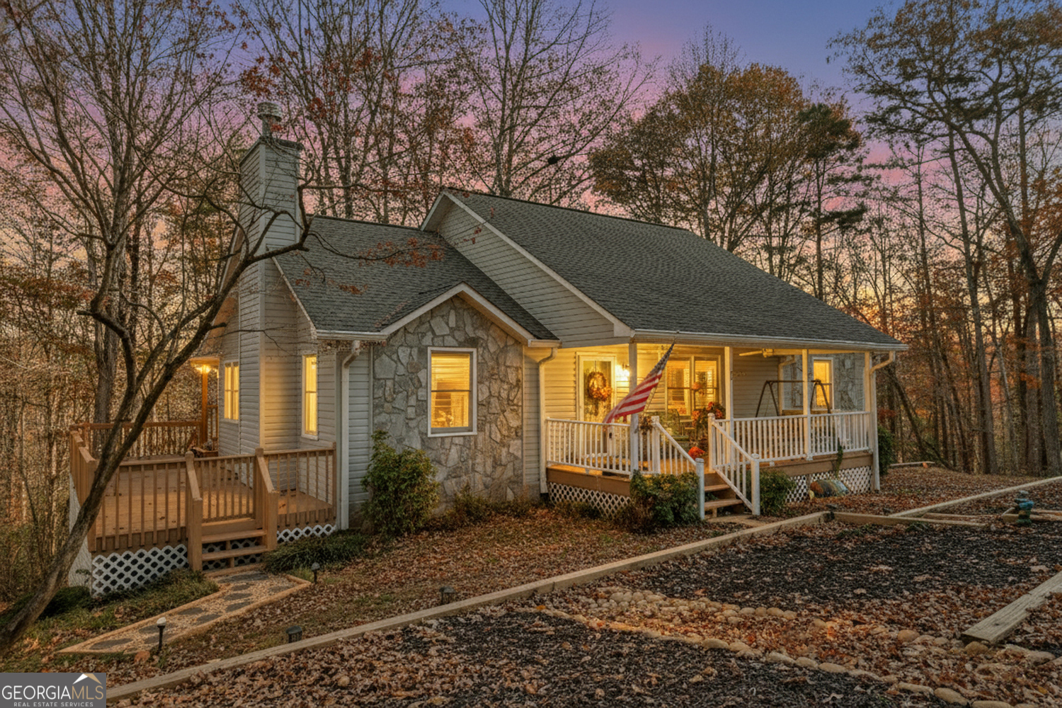 122 D D J Lane Ellijay, GA 30540 - Photo 2 of 51 a view of a large house with a yard