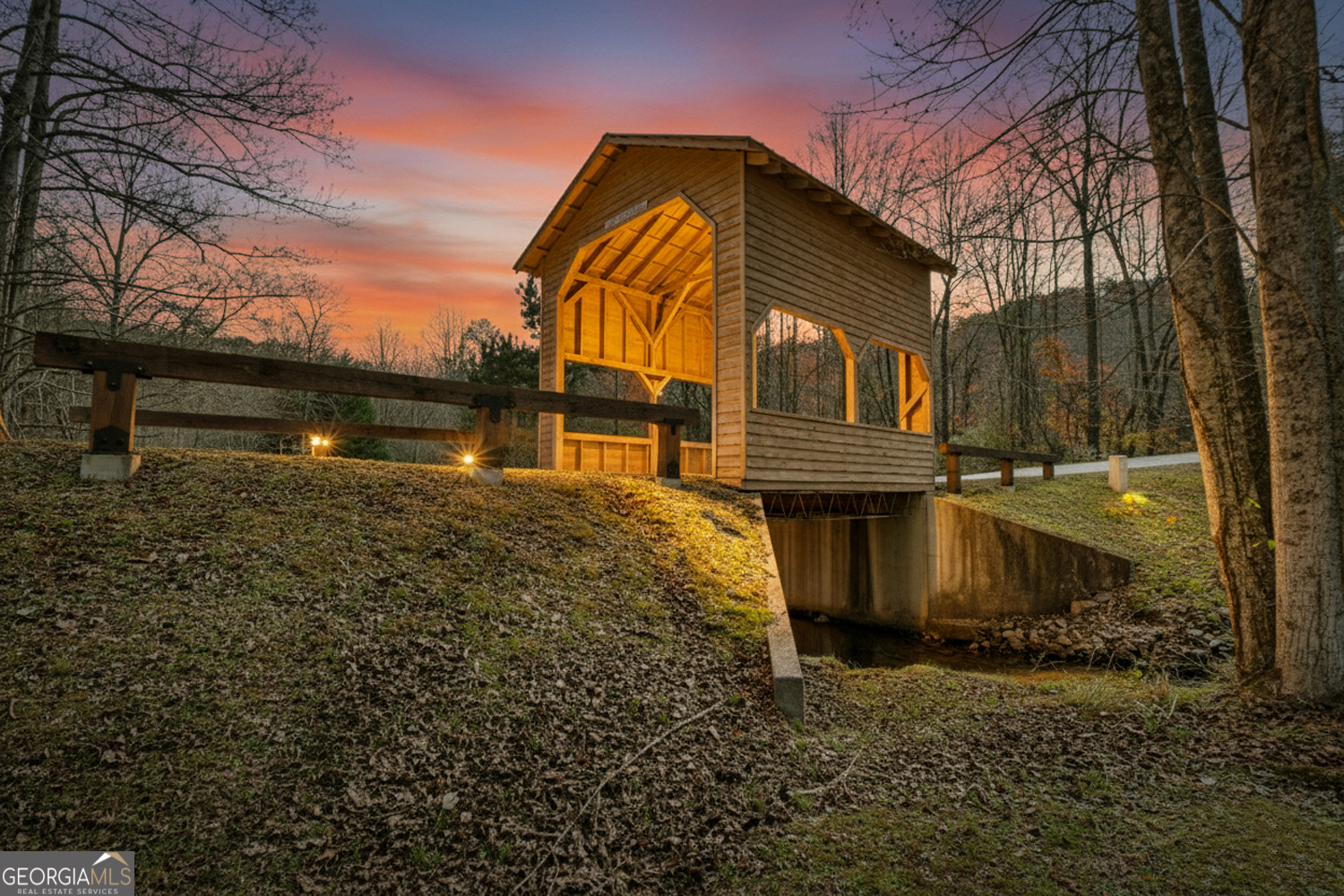 122 D D J Lane Ellijay, GA 30540 - Photo 45 of 51 a view of a house with a yard