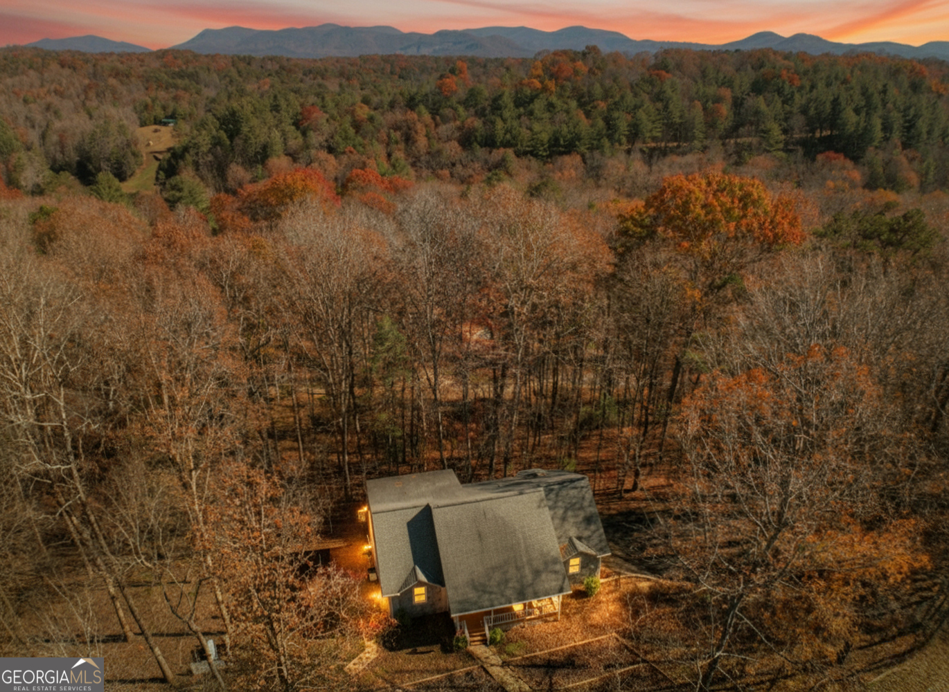 122 D D J Lane Ellijay, GA 30540 - Photo 6 of 51 a view of a forest with mountain