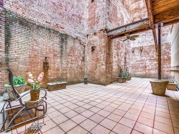 a view of outdoor space with lounge chair