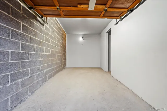 a view of a room with door