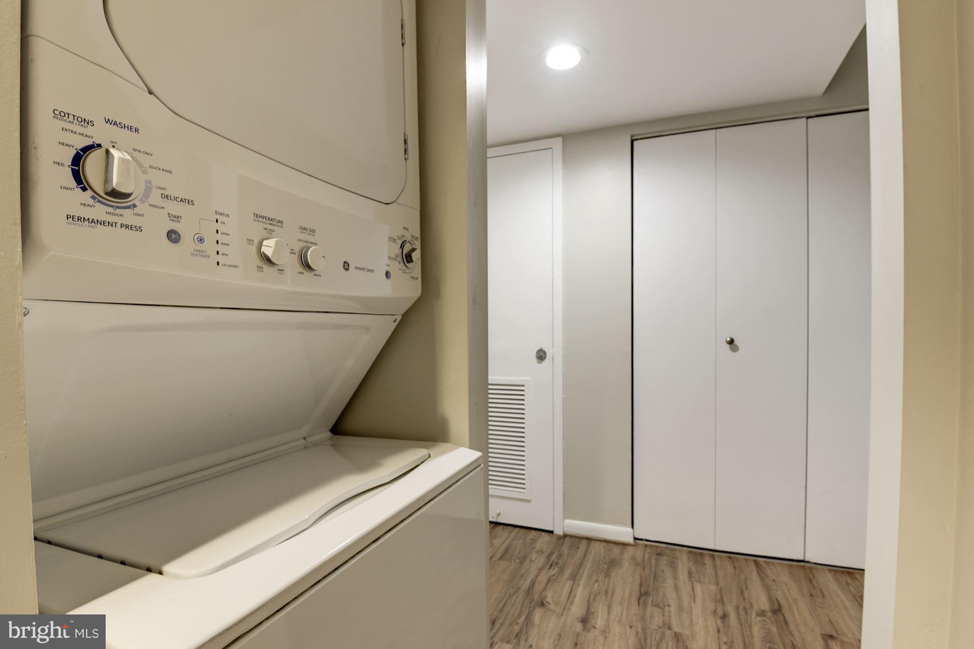 1538 Northgate Square, Unit 1A Reston, VA 20190 - Photo 12 of 18 a utility room with dryer and washer