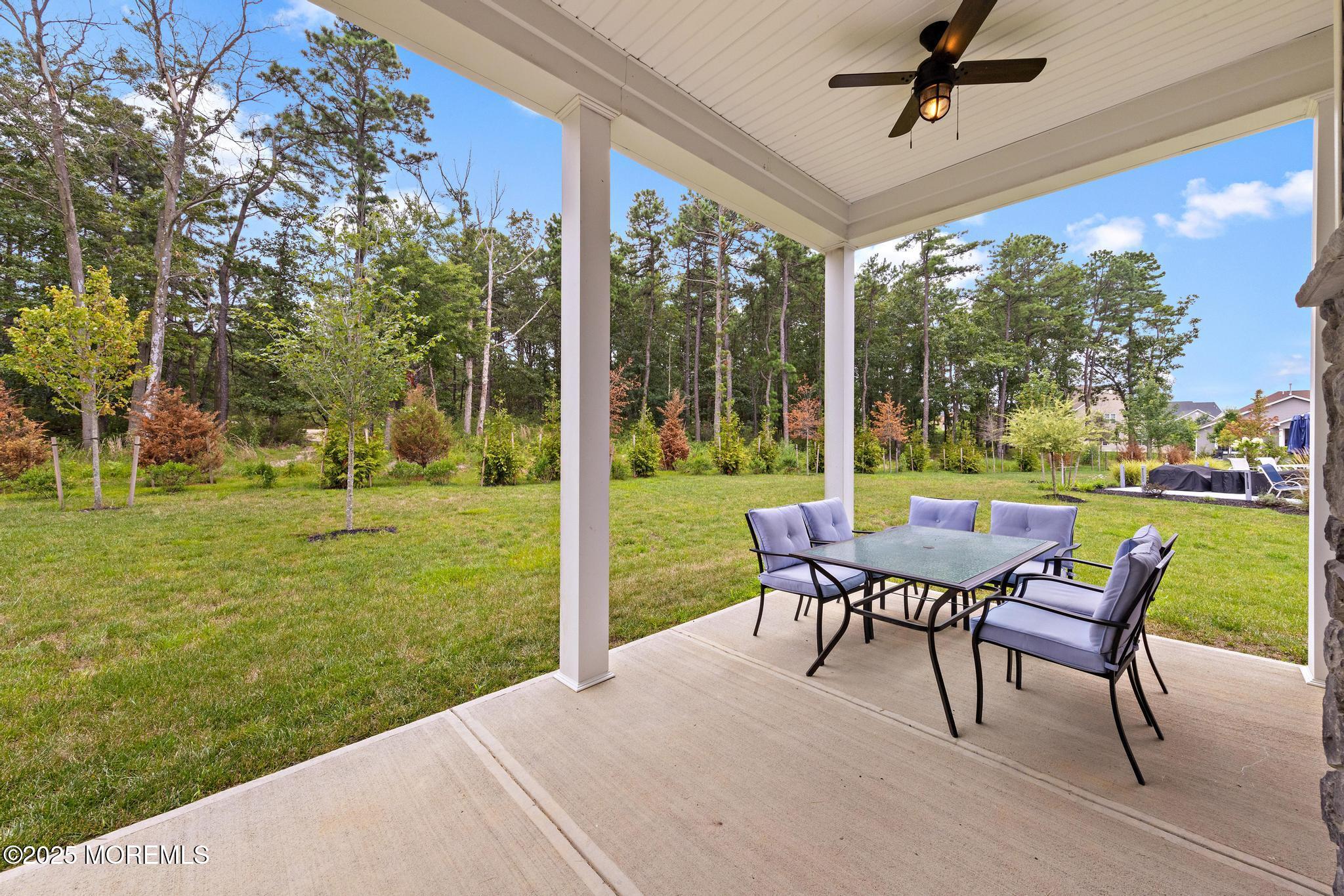 21 Aurora Circle Barnegat, NJ 08005 - Photo 62 of 79 a view of a porch with furniture and yard