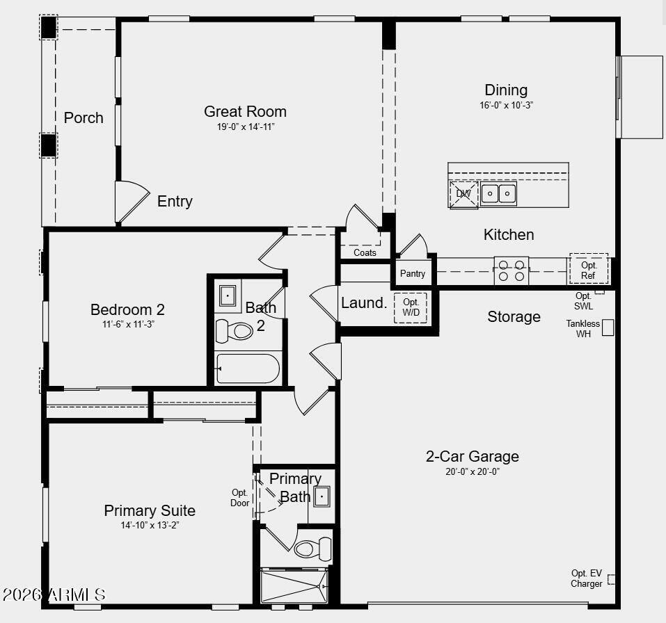 10056 West Piccadilly Road Avondale, AZ 85392 - Photo 49 of 49 Floor Plan