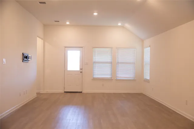 a view of an empty room