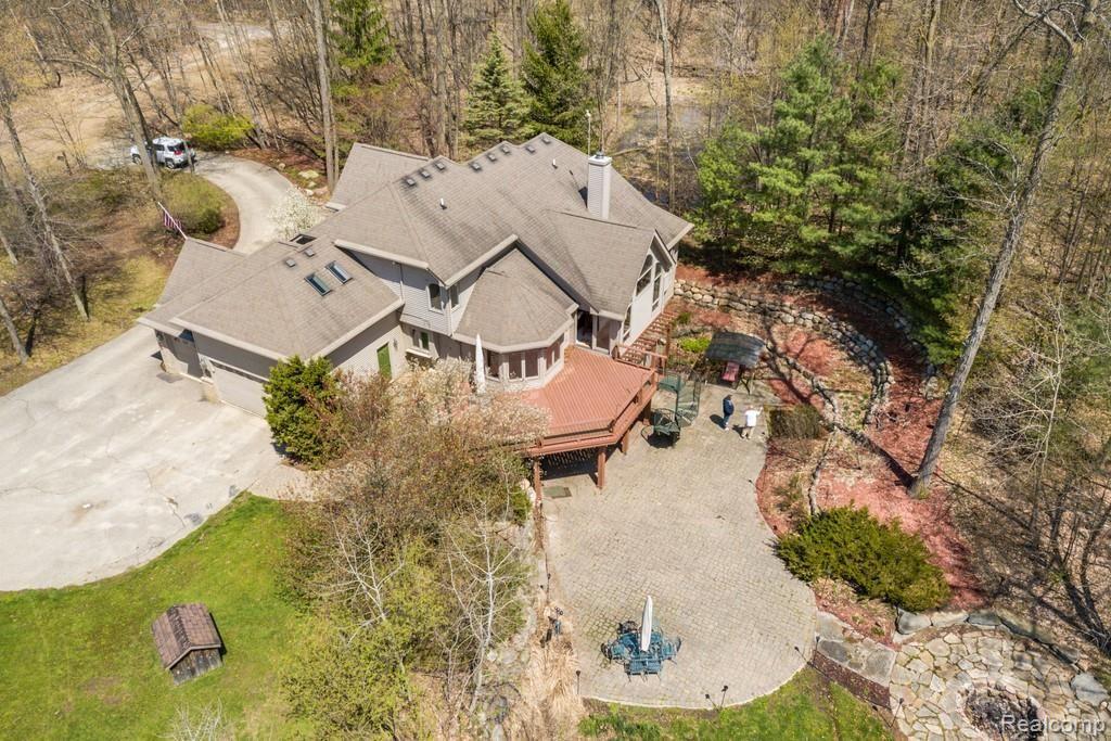 5345 Stickney Road Clarkston, MI 48348 - Photo 57 of 60 Aerial Backyard.jpg
