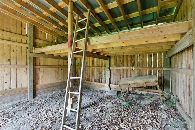a house with trees in front of it