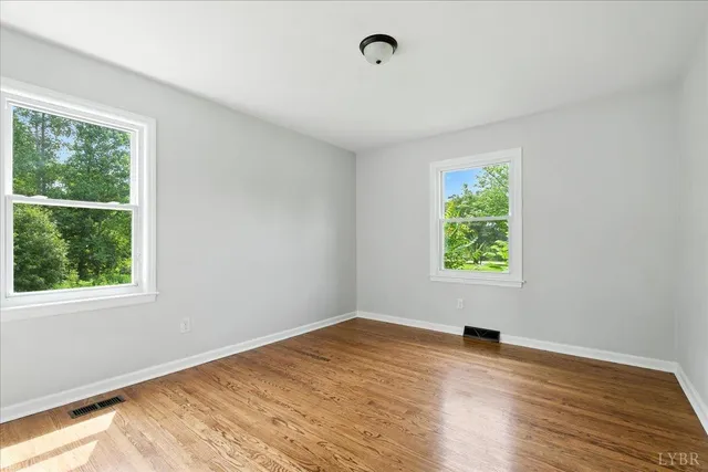 an empty room with window