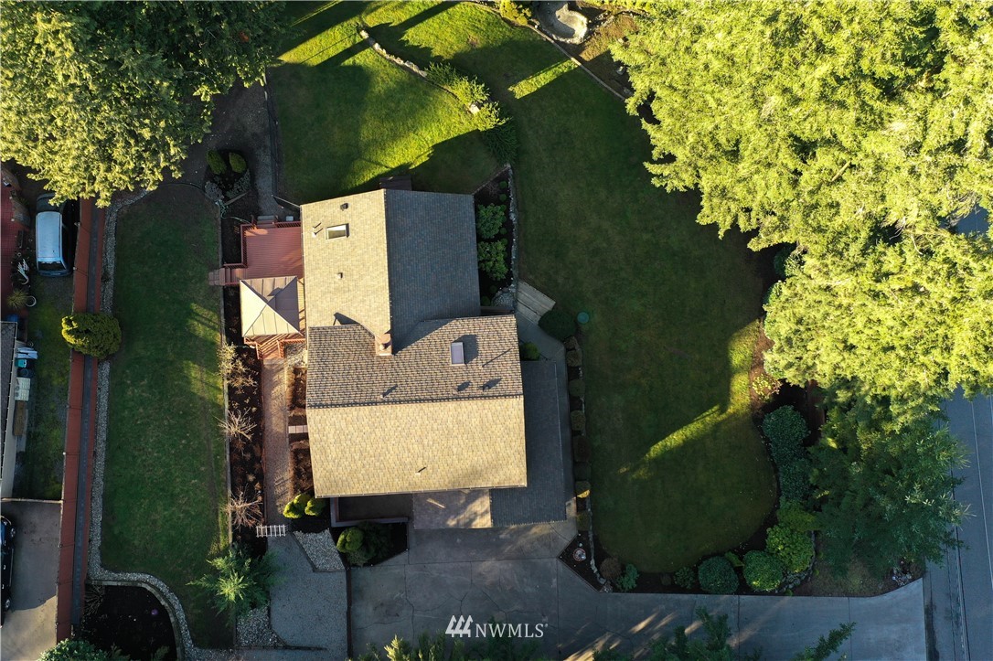 16714 3rd Avenue Southeast Bothell, WA 98012 - Photo 40 of 40 an aerial view of residential house with outdoor space and trees