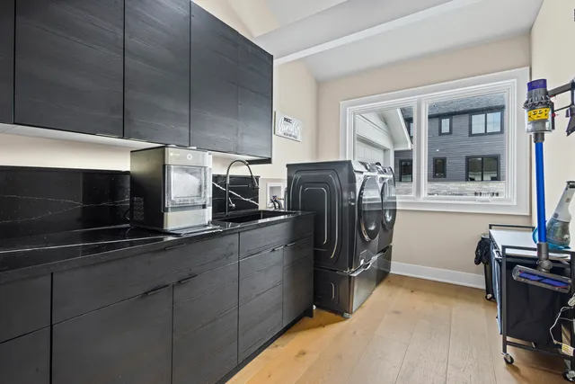 a view of room with furniture