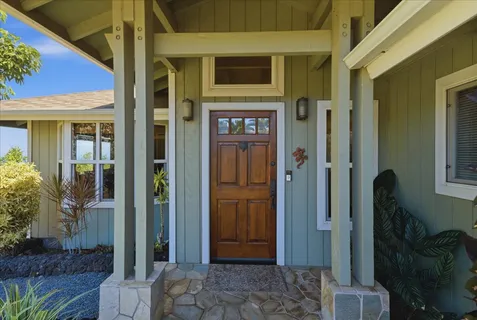 a door view with a outdoor space