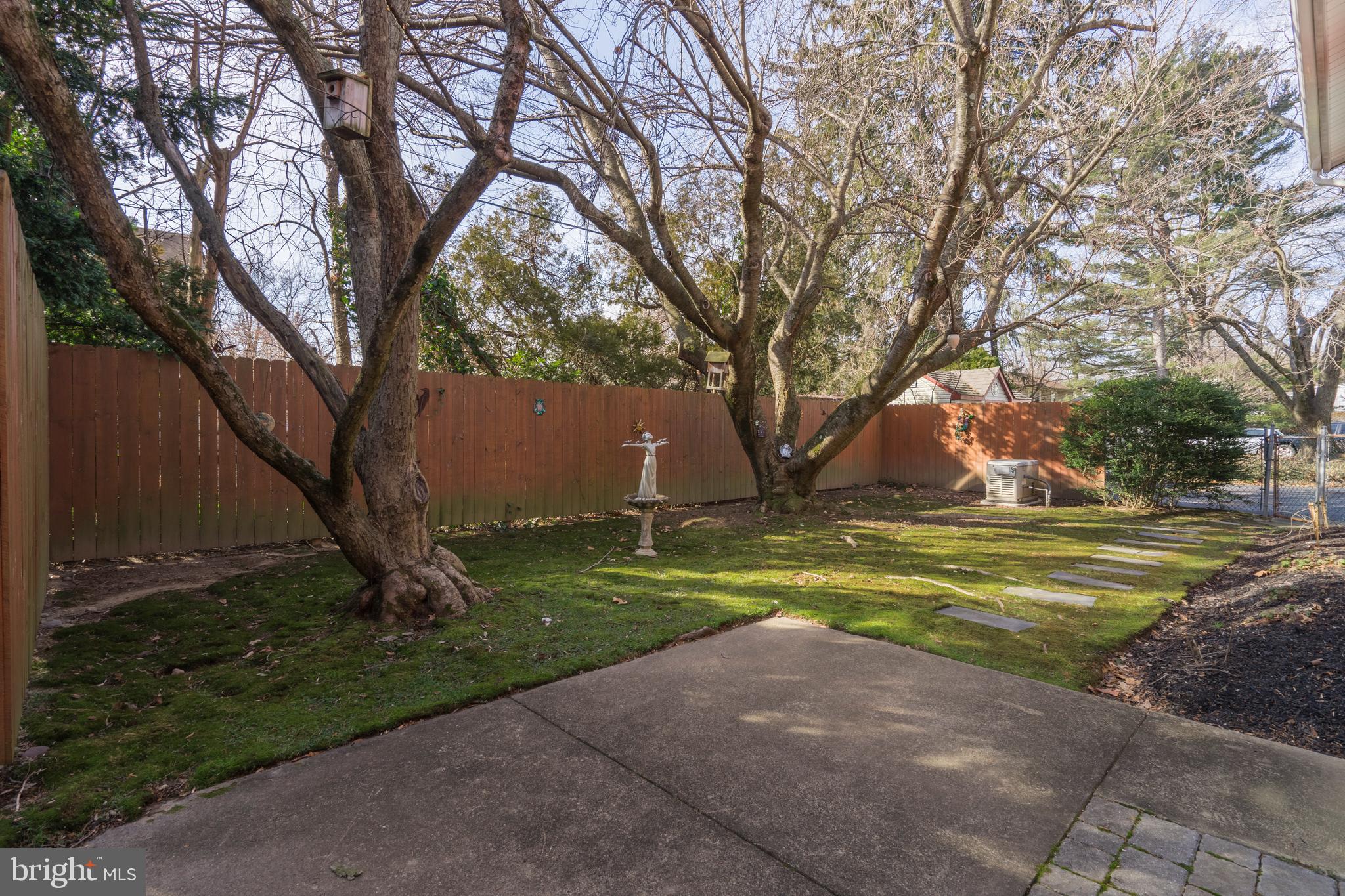 726 Llanfair Road Jenkintown, PA 19046 - Photo 15 of 41 Rear Yard and Concrete Patio
