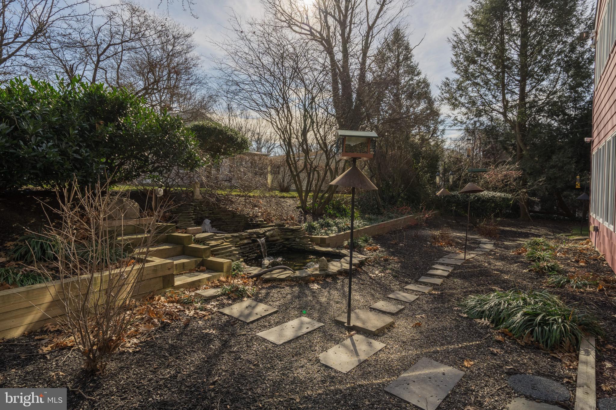 726 Llanfair Road Jenkintown, PA 19046 - Photo 10 of 41 Water Feature Side Yard