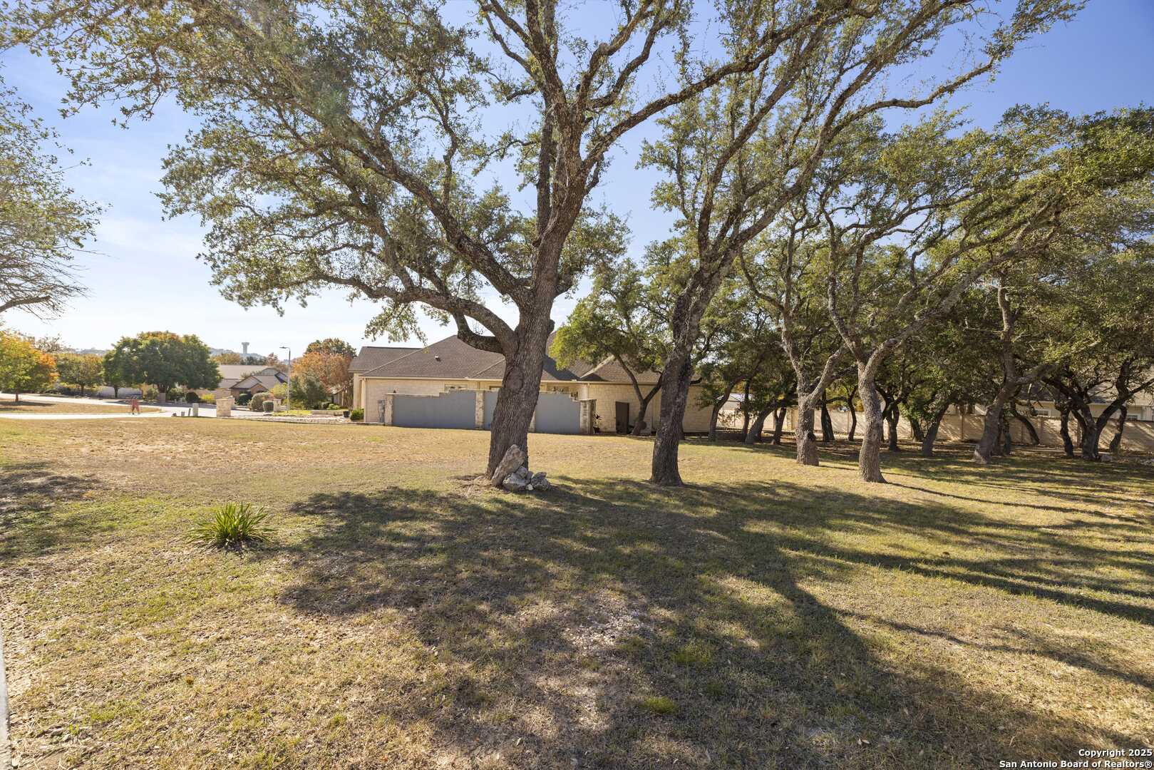148 St Andrews Loop Kerrville, TX 78028 - Photo 3 of 7 a view of dirt yard with a tree