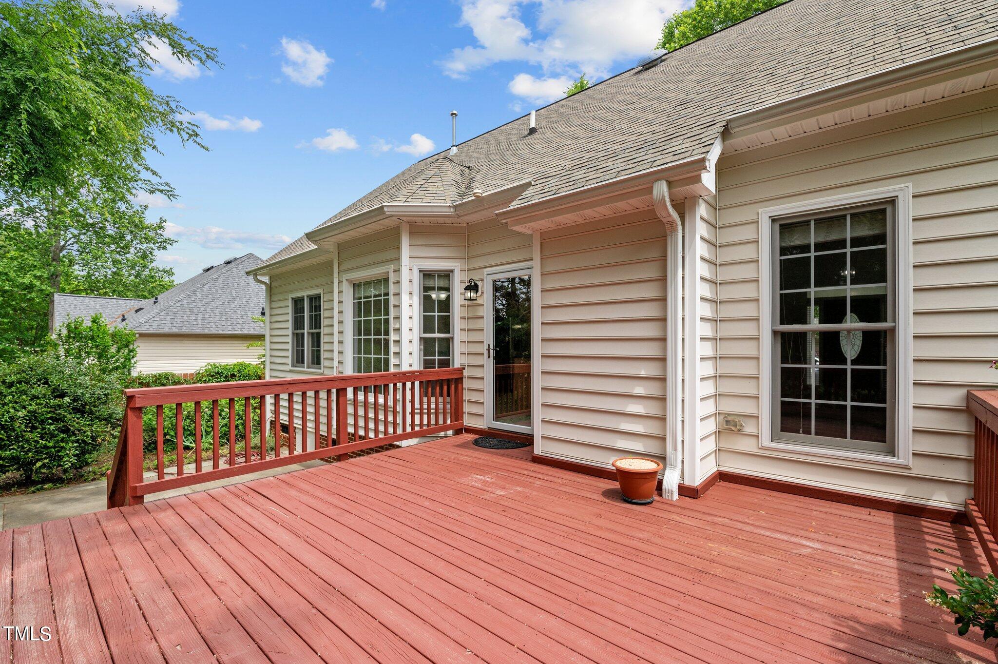 604 Middle Bridge Road Wake Forest, NC 27587 - Photo 28 of 48 a view of a house with a balcony