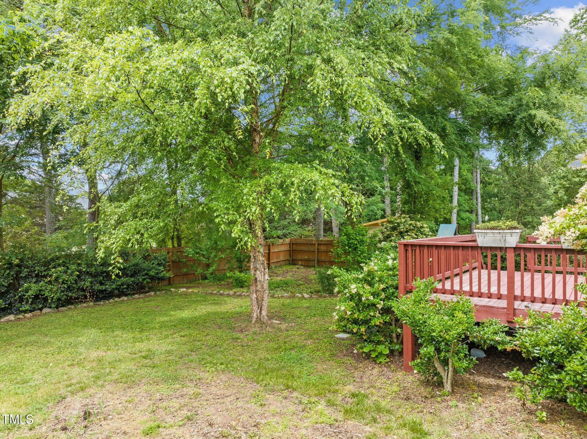 604 Middle Bridge Road Wake Forest, NC 27587 - Photo 35 of 48 a view of a garden