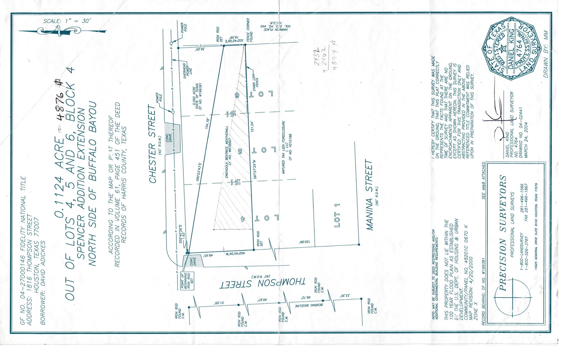 1816 Thompson Street Houston, TX 77007 - Photo 5 of 7 a picture of a floor plan