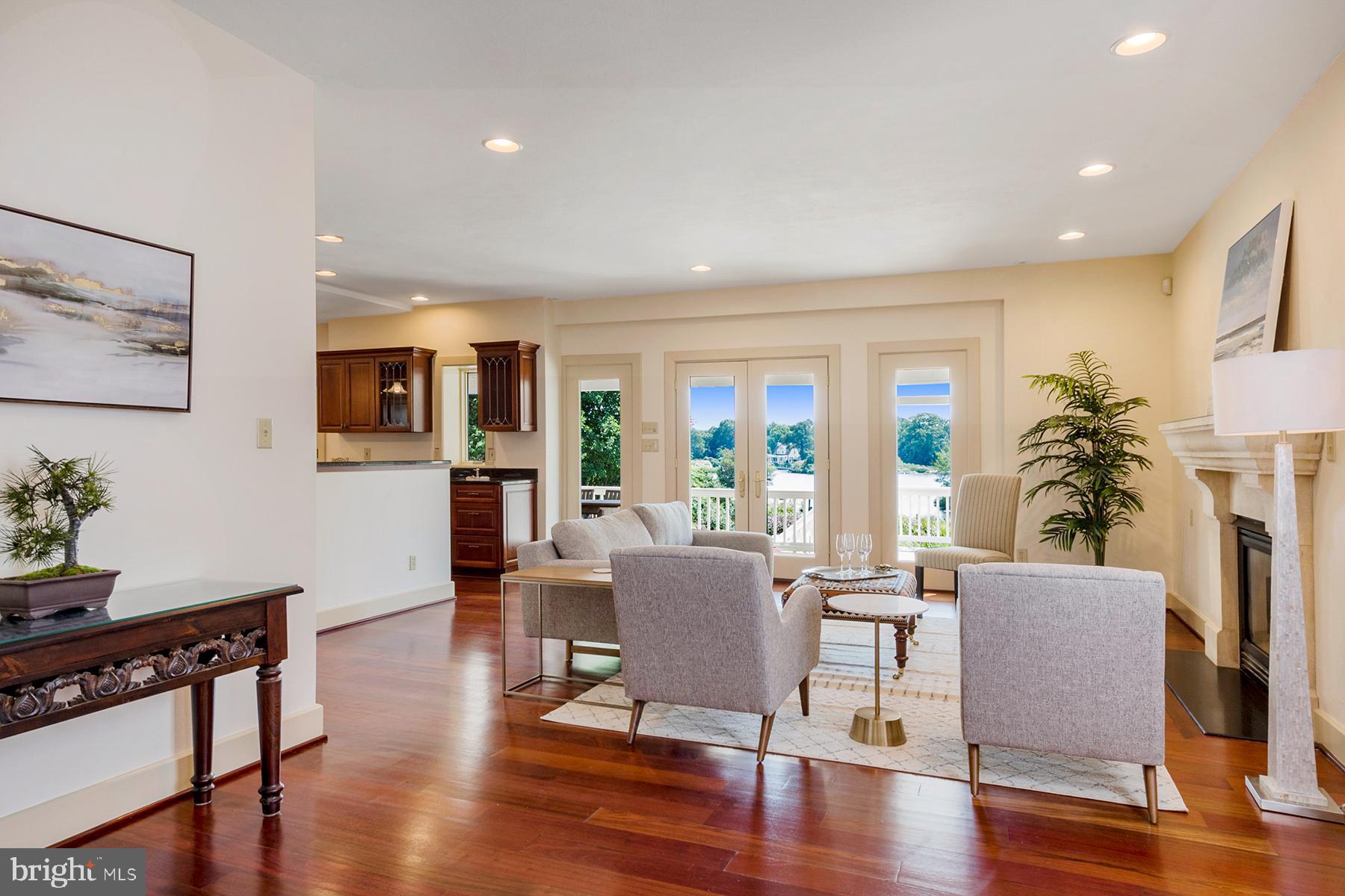 421 Ferry Point Road Annapolis, MD 21403 - Photo 17 of 51 Family room has French door to the waterside porch