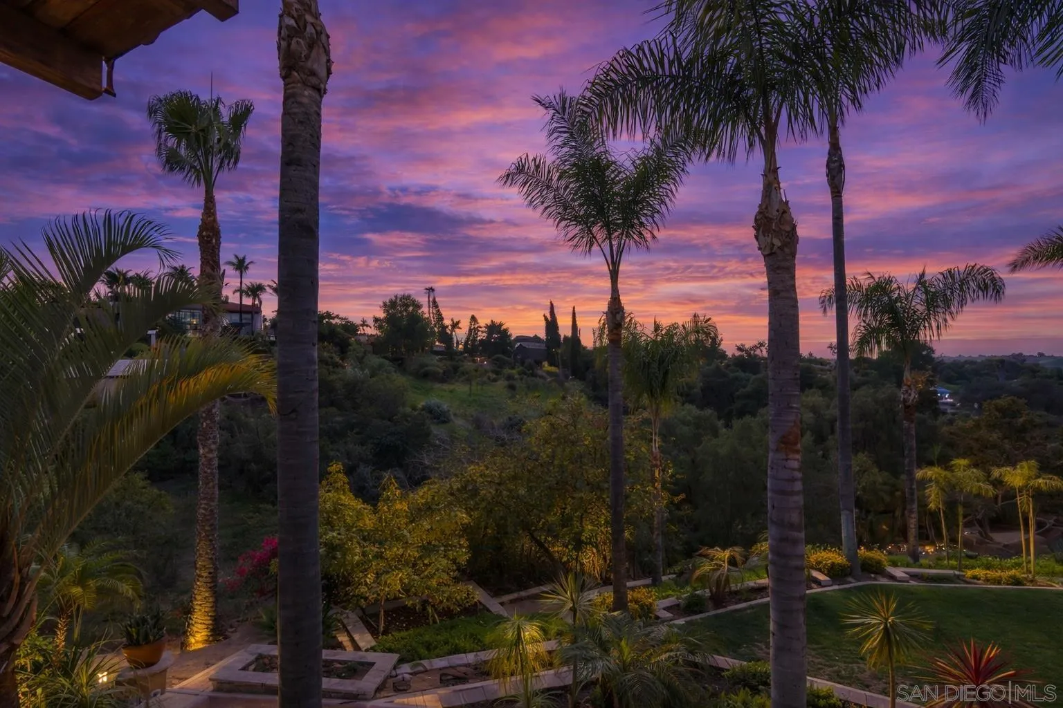 3097 Green Heather Lane Fallbrook, CA 92028 - Photo 25 of 37 a view of lake with a palm tree in the background