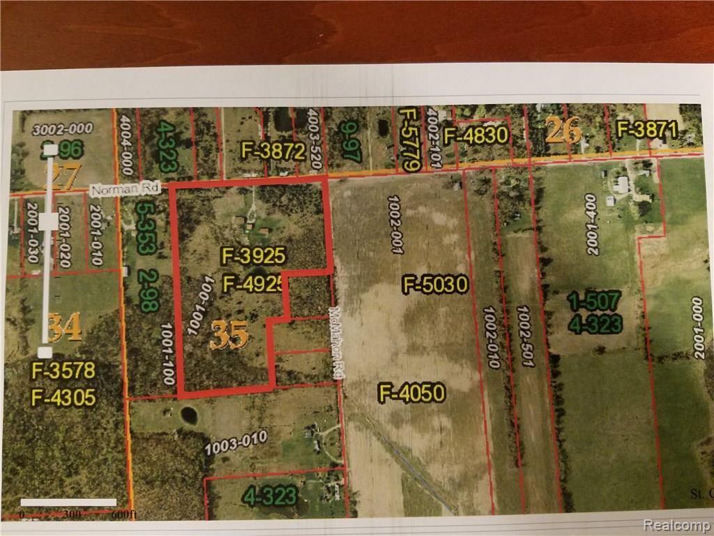 11445 Norman Road Yale, MI 48097 - Photo 29 of 32 This is a satellite view of the property.