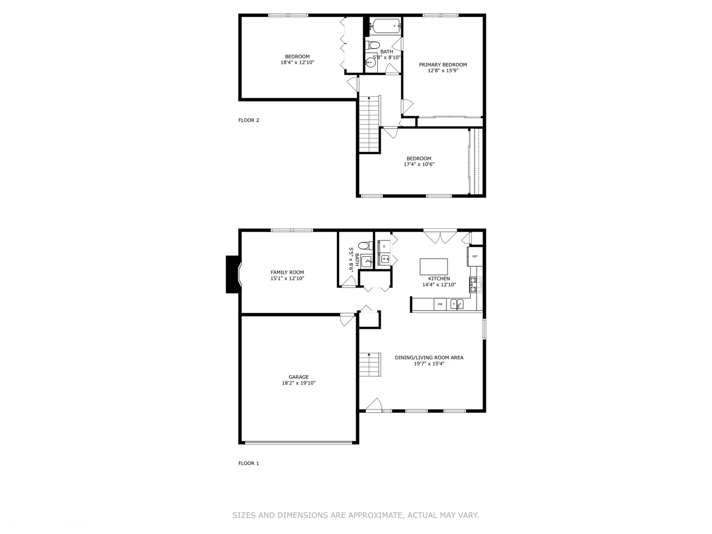 2421 Deerfield Drive Aurora, IL 60506 - Photo 20 of 22 a picture of a hallway with white wall