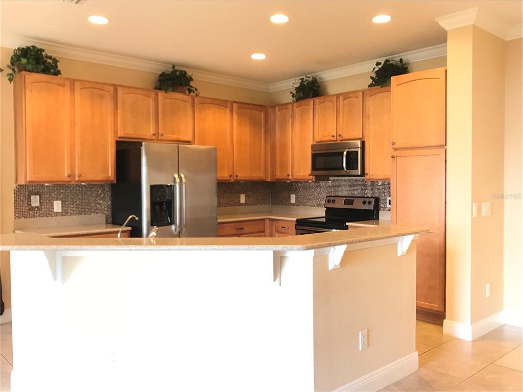 10505 Willow Ridge Loop Orlando, FL 32825 - Photo 14 of 45 a kitchen with stainless steel appliances a refrigerator a stove a sink and a refrigerator