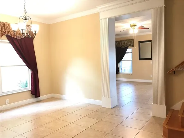 a view interior of the house and dining room