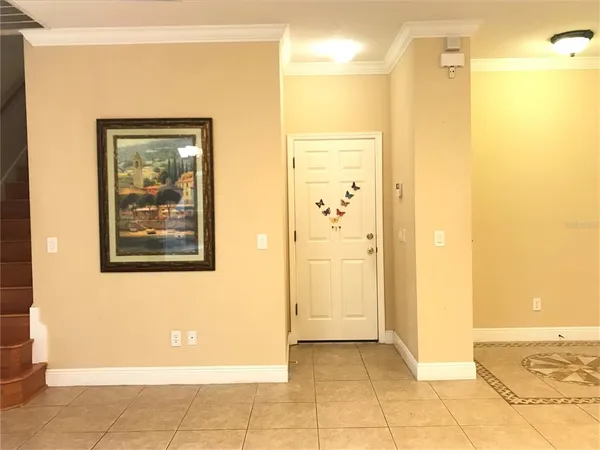 a view of a bathroom with a shower