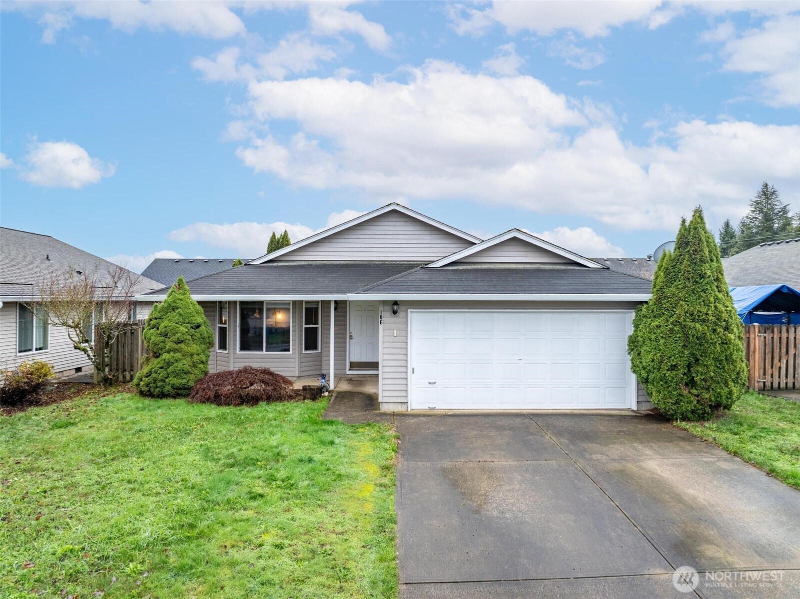106 Rose Marie Drive Chehalis, WA 98532 - Photo 1 of 25 a view of a front of house with a yard and potted plants