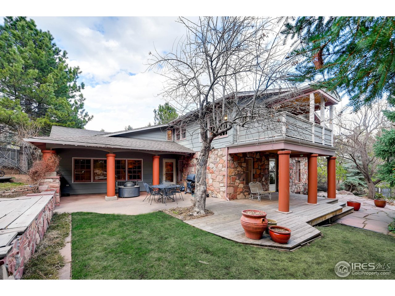 3555 4th Street Boulder, CO 80304 - Photo 2 of 30 a front view of house with yard and outdoor seating