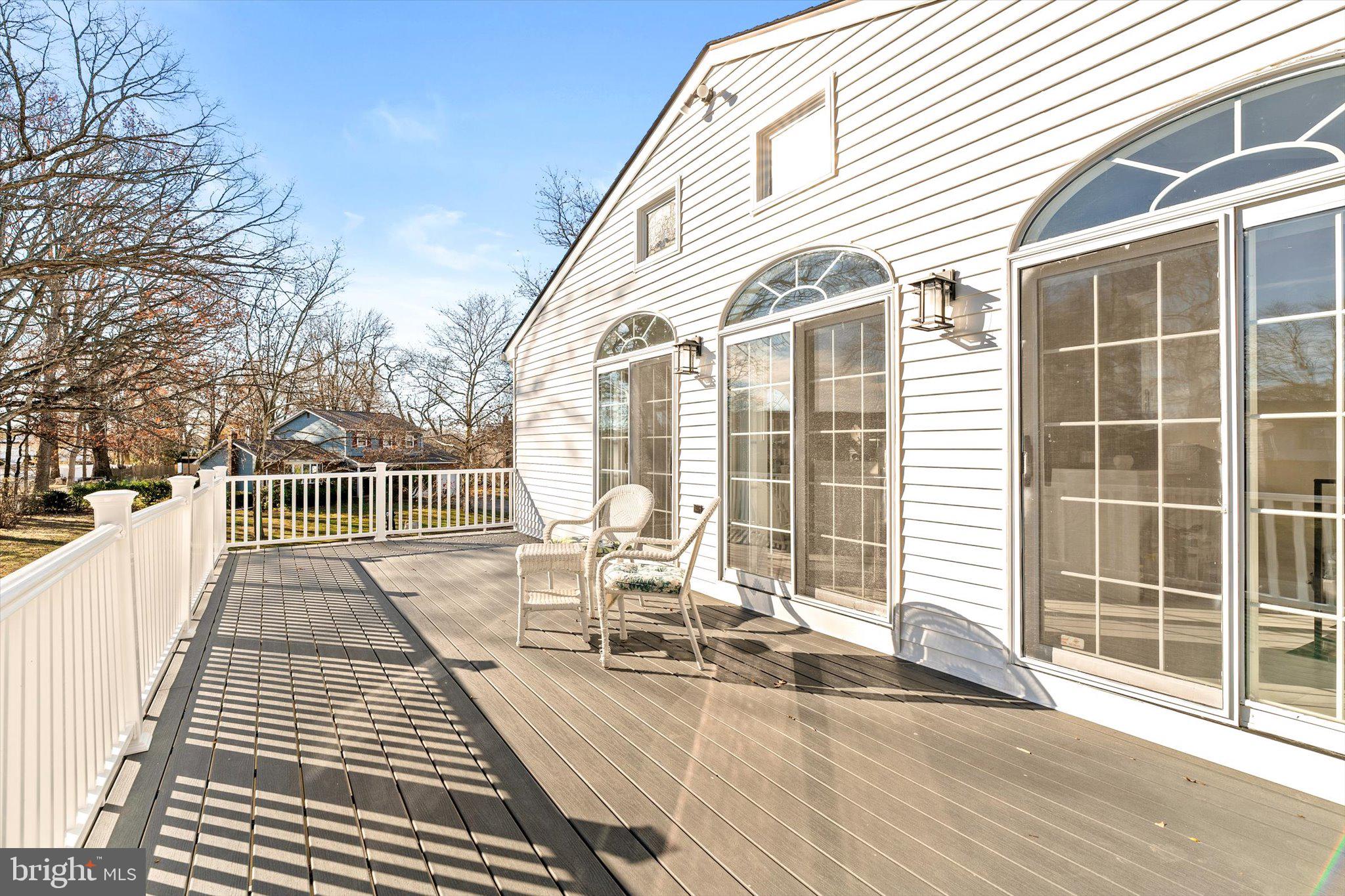 93 Tudor Drive Hamilton, NJ 08690 - Photo 60 of 67 a view of a balcony with wooden floor