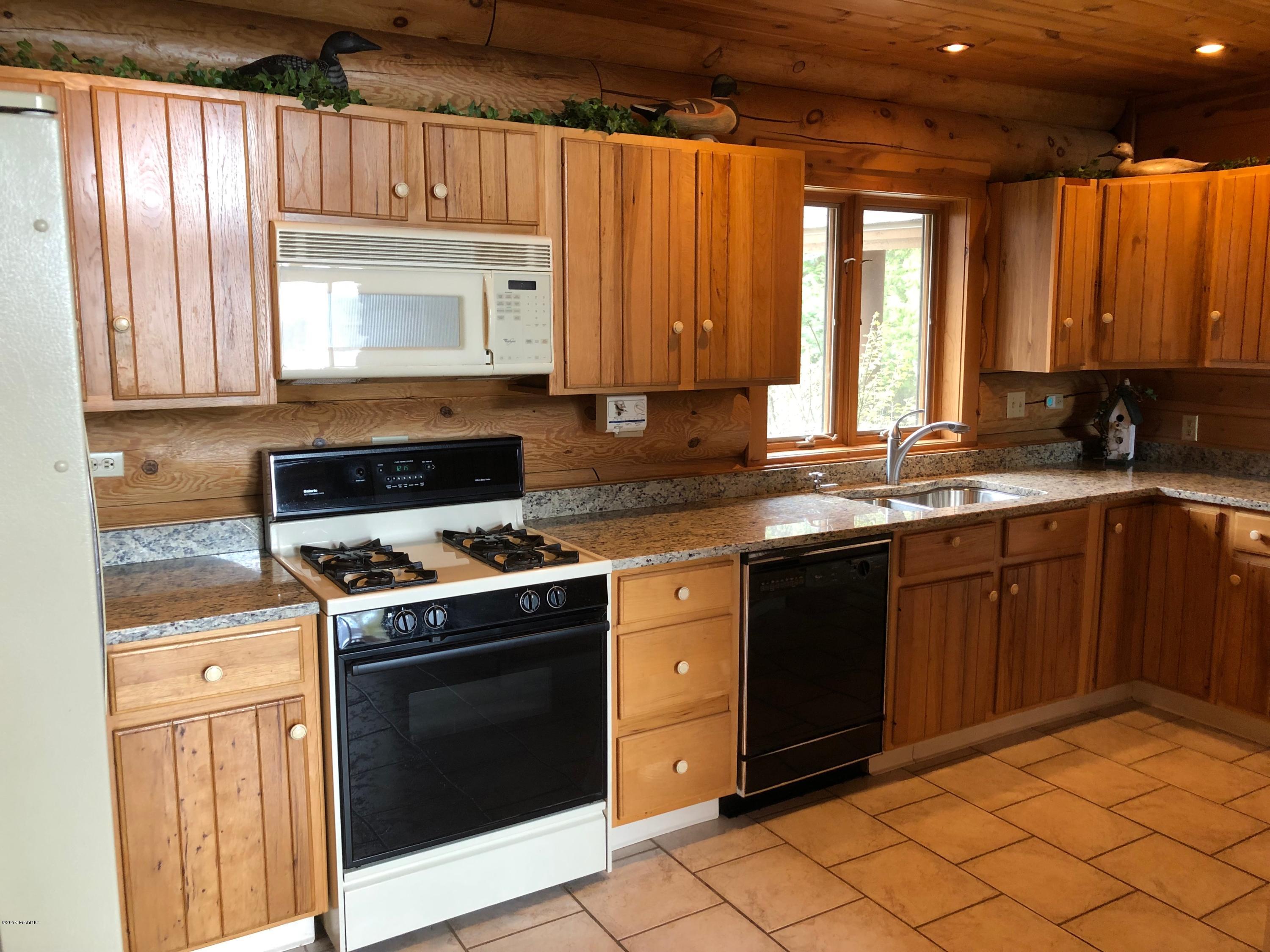 2536 Crescent Beach Road Manistee, MI 49660 - Photo 17 of 55 Gas Stove, Microwave, Dishwasher