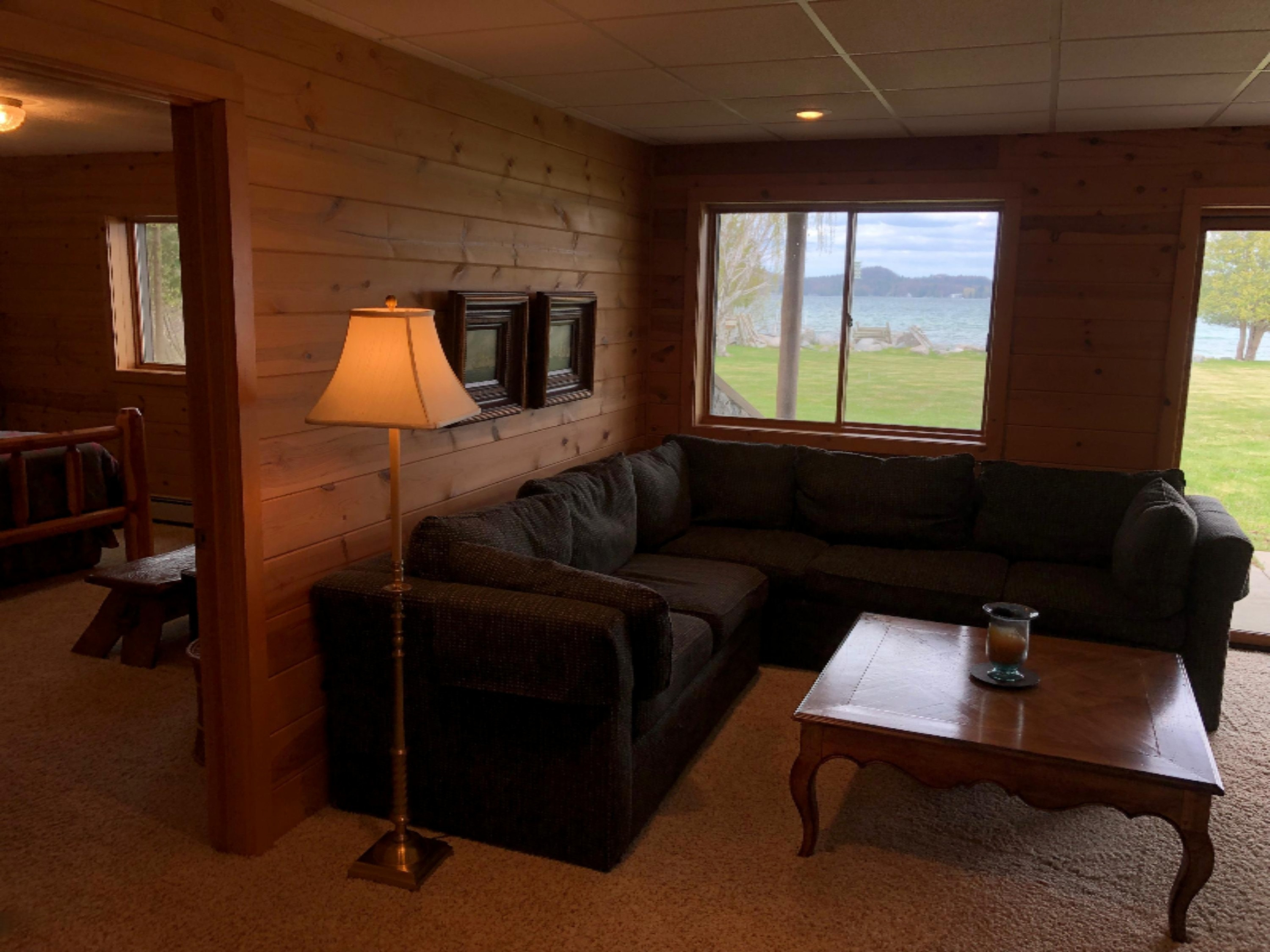 2536 Crescent Beach Road Manistee, MI 49660 - Photo 32 of 55 Family Room with Views of Portage Lake