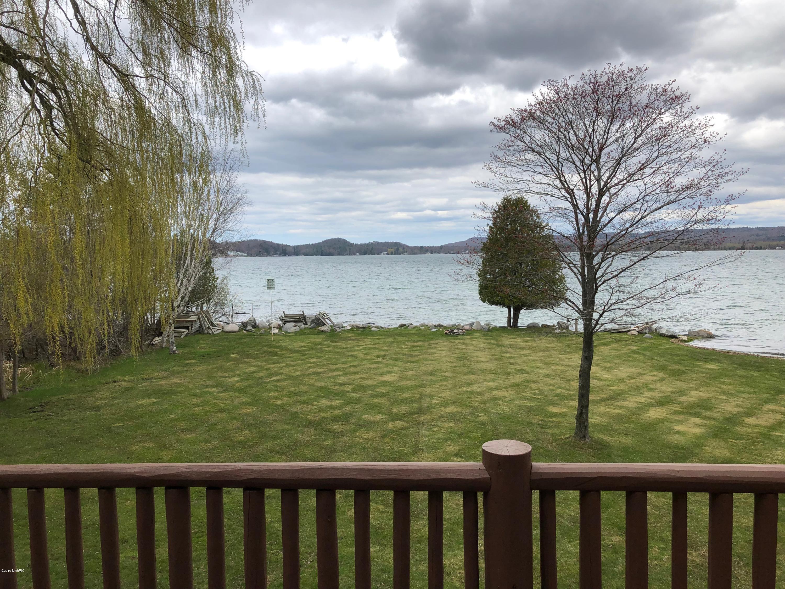 2536 Crescent Beach Road Manistee, MI 49660 - Photo 45 of 55 View from Deck of Portage Lake