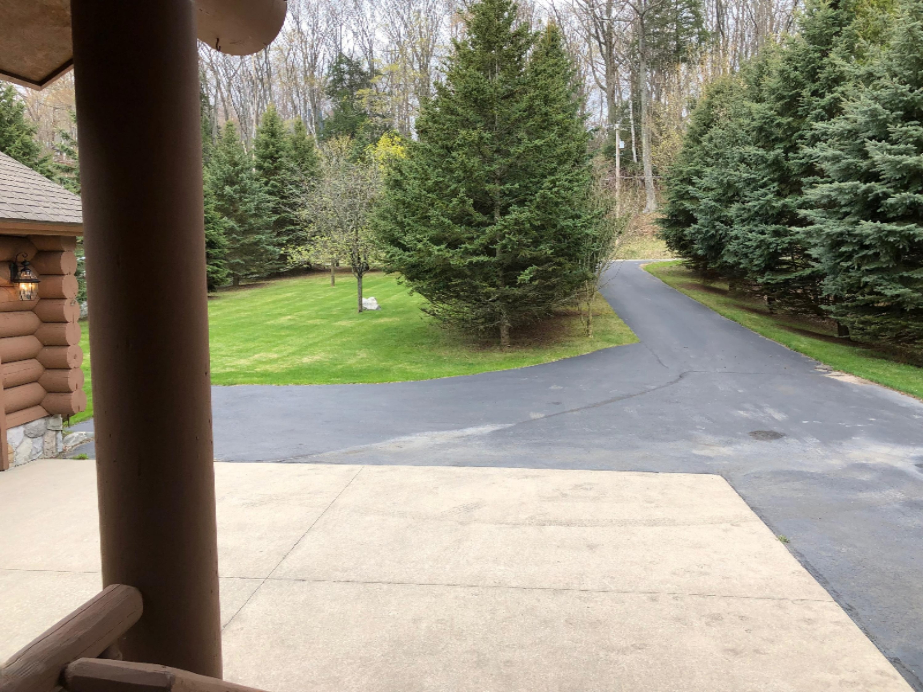 2536 Crescent Beach Road Manistee, MI 49660 - Photo 48 of 55 Tree-Lined Driveway and Great Yard