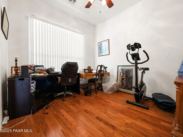 a living room with furniture and couch