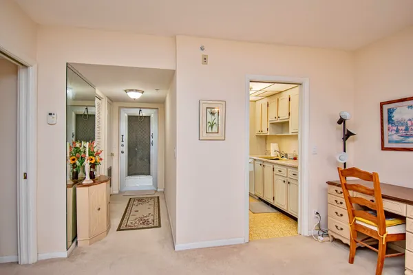 a kitchen with a stove a sink and a refrigerator