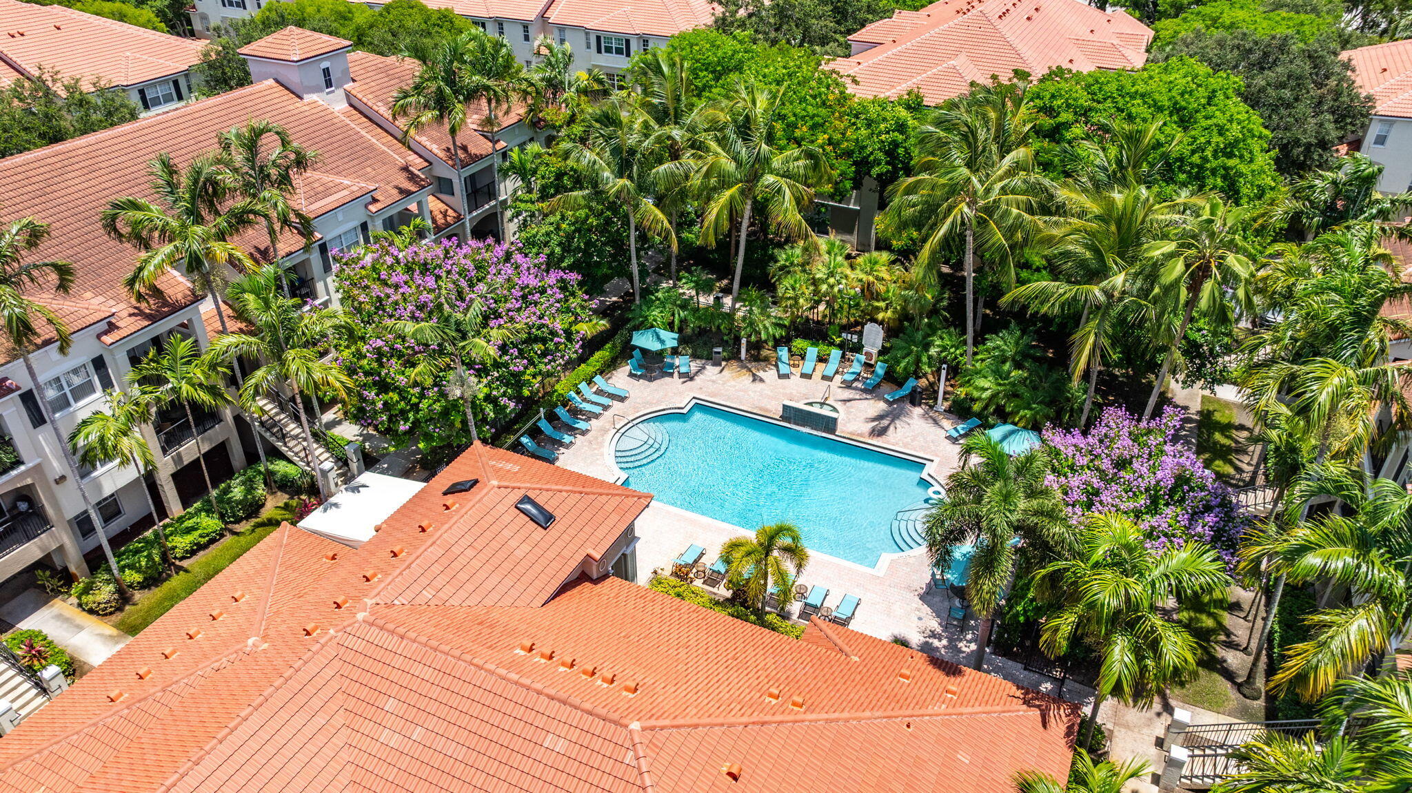 5800 West Sample Road, Unit 207 Coral Springs, FL 33067 - Photo 22 of 22 an aerial view of a house with a yard and garden