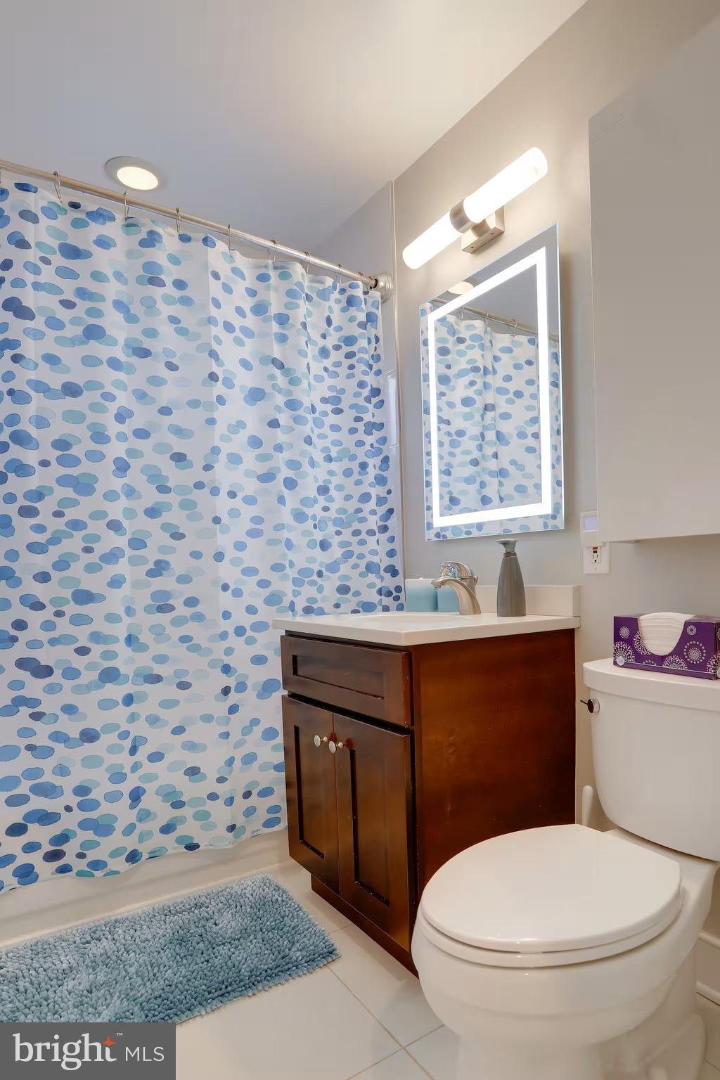 4118 18th Road North Arlington, VA 22207 - Photo 36 of 48 a bathroom with a toilet a sink and a shower