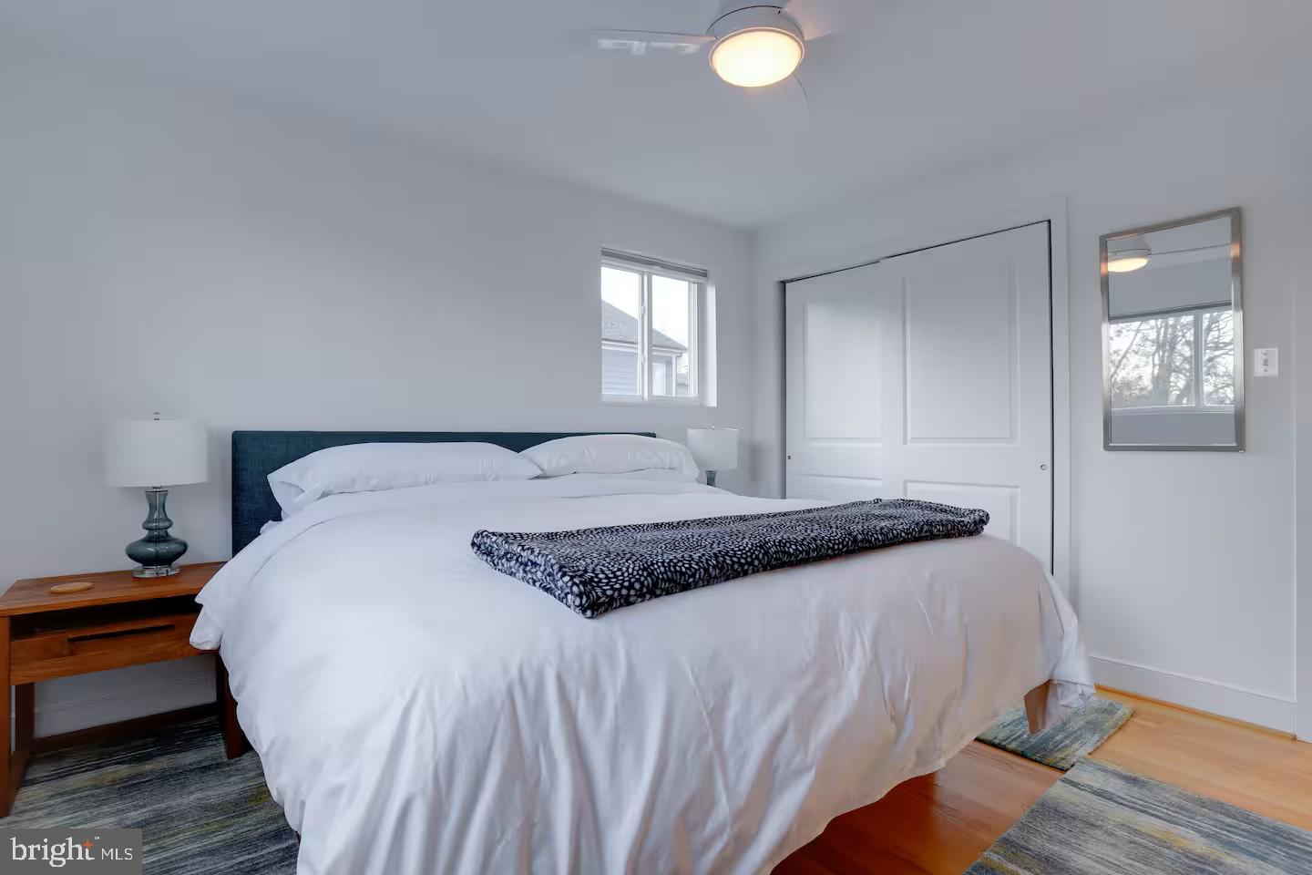 4118 18th Road North Arlington, VA 22207 - Photo 39 of 48 a bedroom with a bed and wooden floor