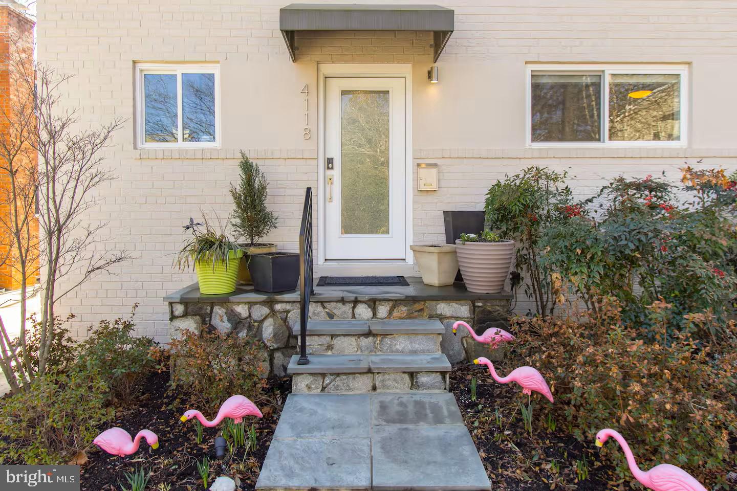 4118 18th Road North Arlington, VA 22207 - Photo 46 of 48 a front view of a house with outdoor seating