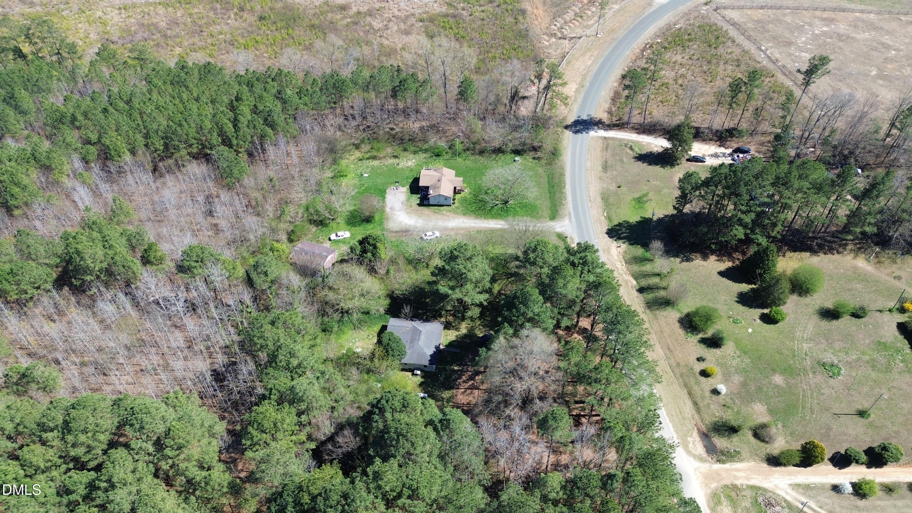 299 Hodges Road Franklinton, NC 27525 - Photo 7 of 10 an aerial view of a house with a yard