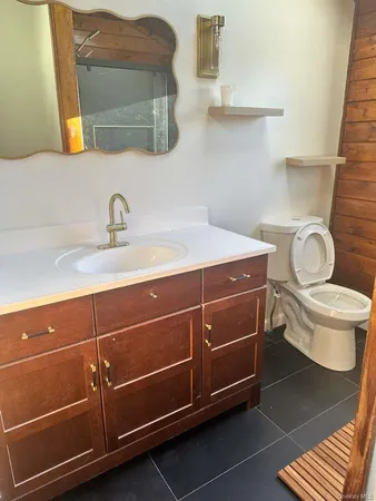 a bathroom with a sink and a toilet