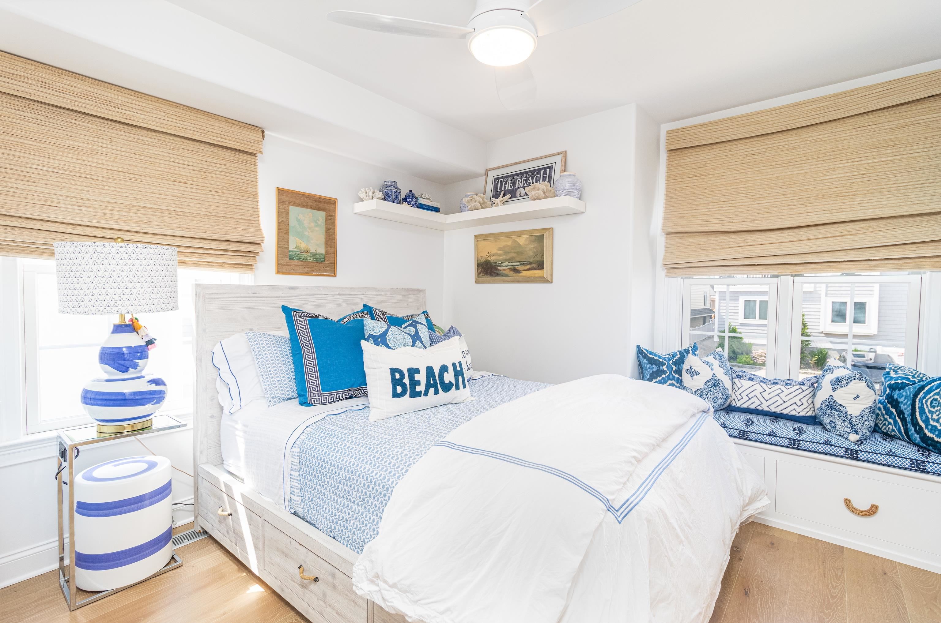 328 83rd Street Stone Harbor, NJ 08247 - Photo 16 of 34 a bedroom with a bed and a table with chair