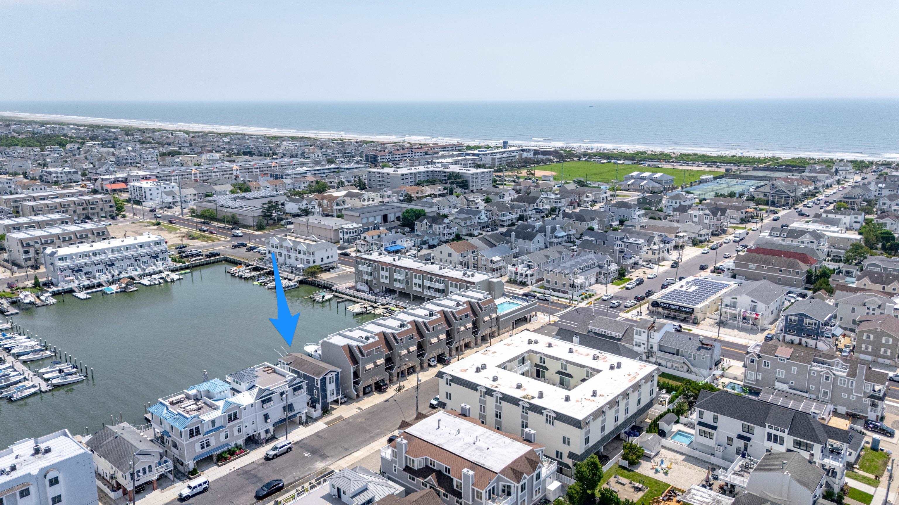 328 83rd Street Stone Harbor, NJ 08247 - Photo 5 of 34 an aerial view of a city with ocean view in back