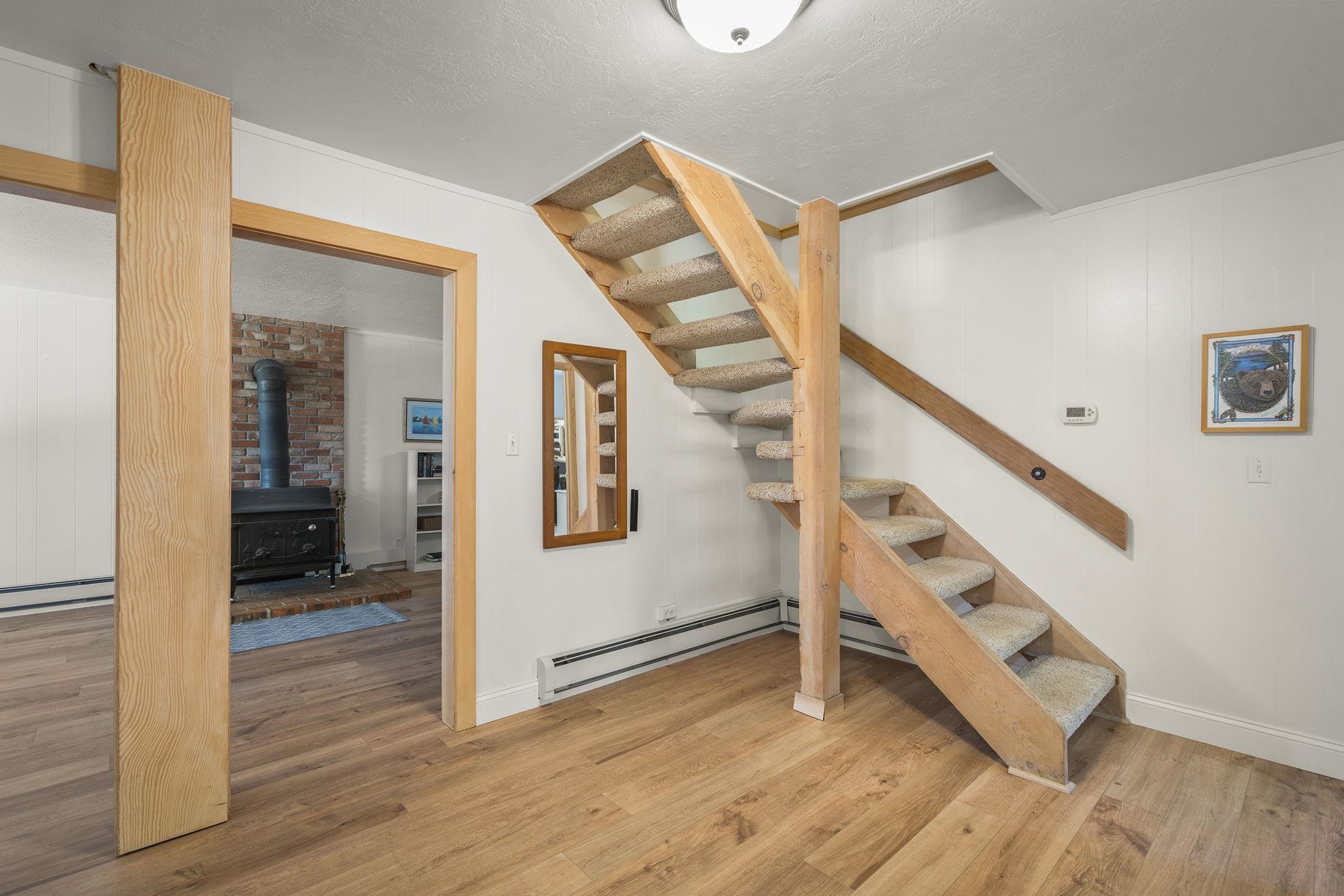 20 Observation Drive Tahoe City, CA 96145 - Photo 16 of 28 a view of front door with hallway and wooden floor