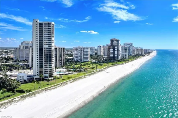 a view of a city with tall buildings