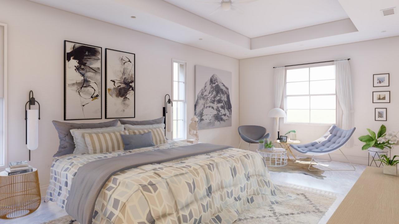 16630 132nd Terrace North Jupiter, FL 33478 - Photo 14 of 23 a bedroom with a large bed and furniture