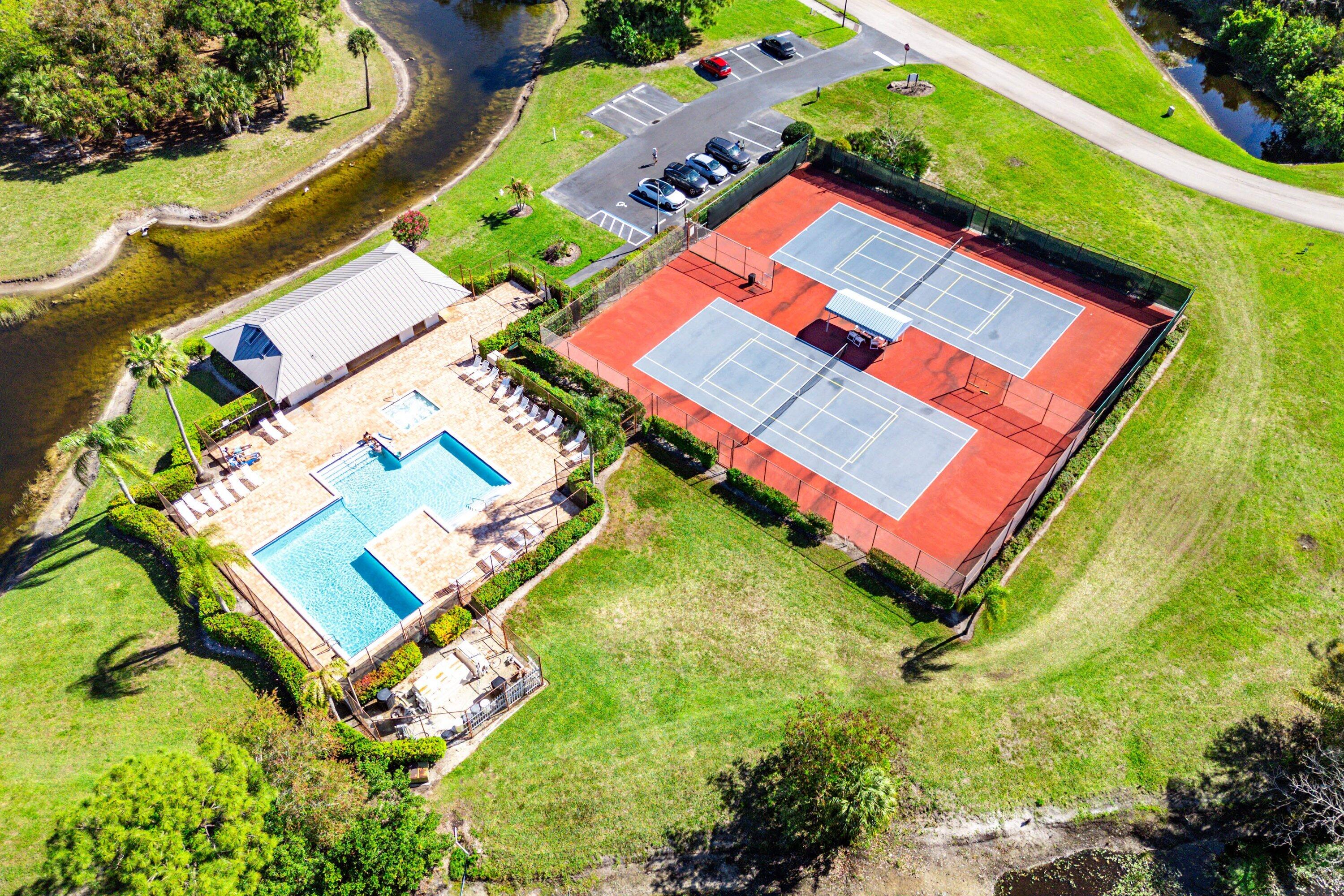 6115 Southeast Georgetown Place, Unit 1006 Hobe Sound, FL 33455 - Photo 64 of 68 Heritage pool & Tennis