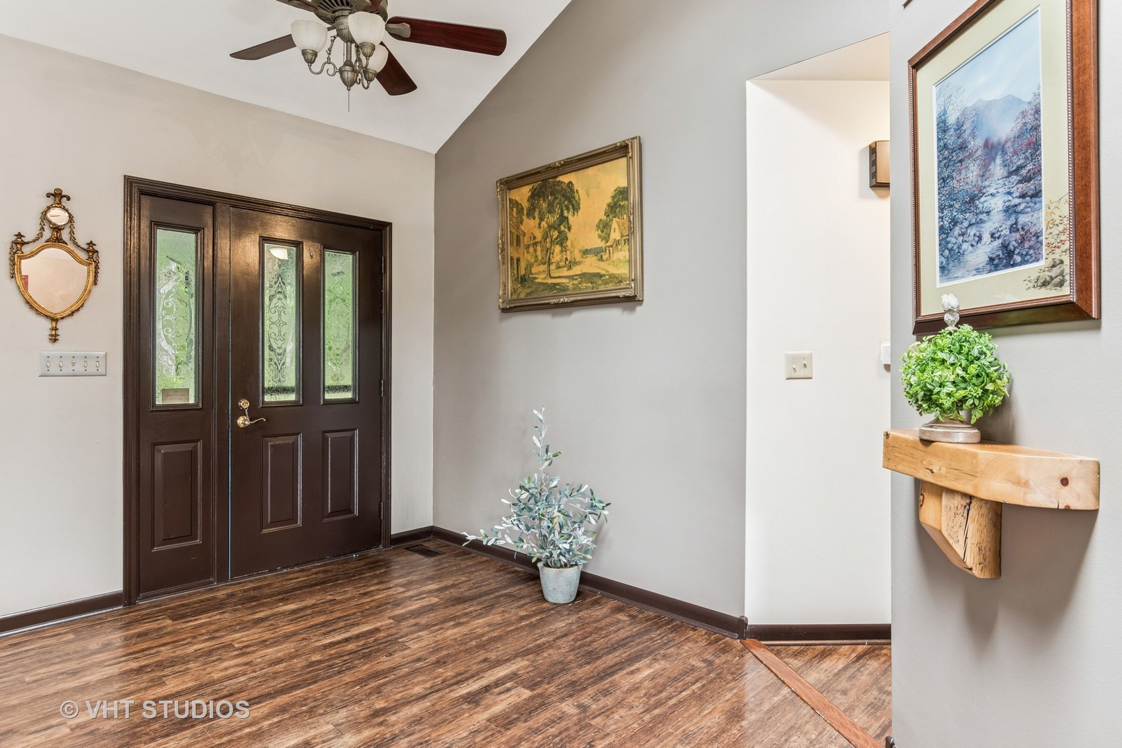 62 Foxhurst Lane Newark, IL 60541 - Photo 8 of 36 a view of an entryway with wooden floor
